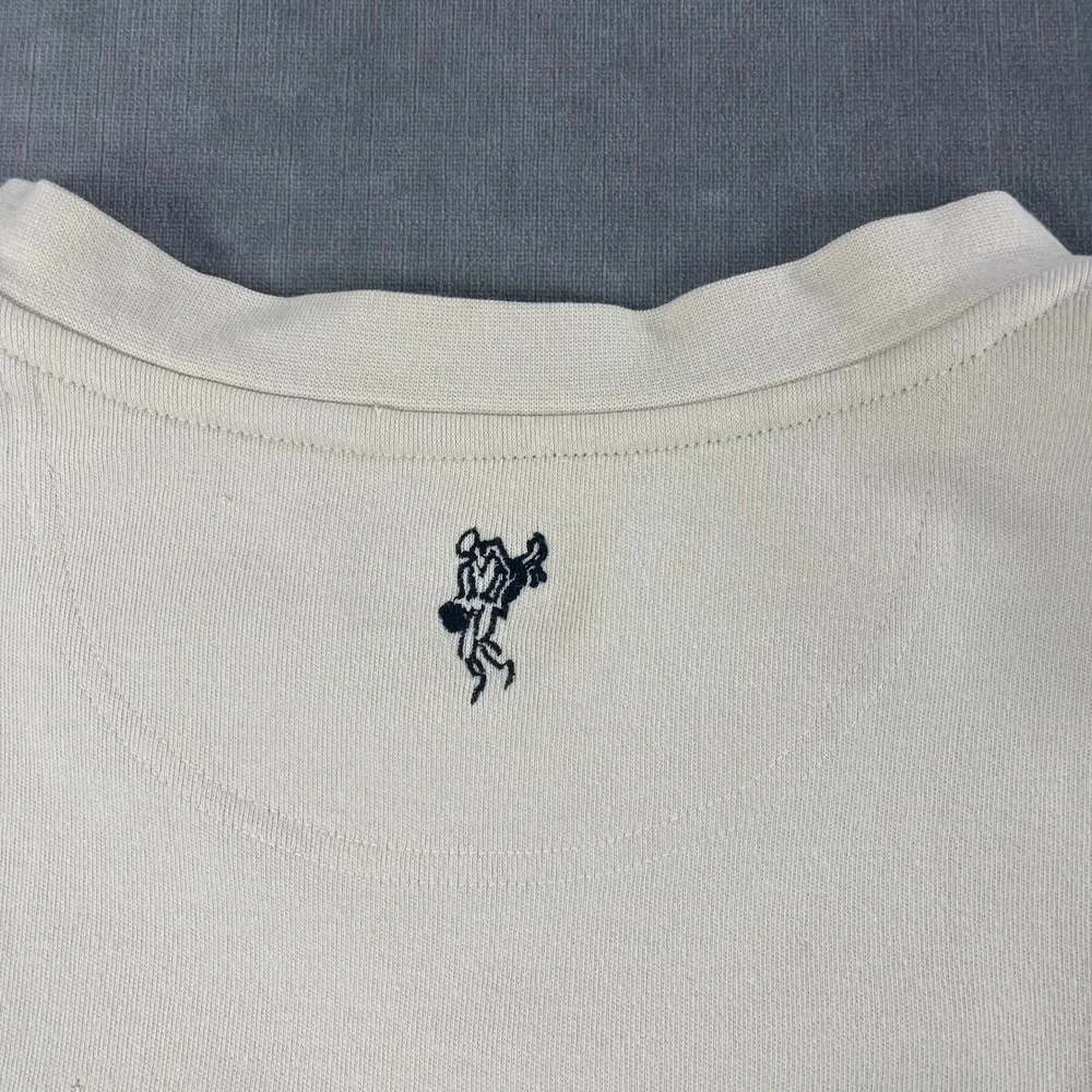 Ashworth Mens XL Cream Sweater Vest Miller Lite Super Party 2007 Logo